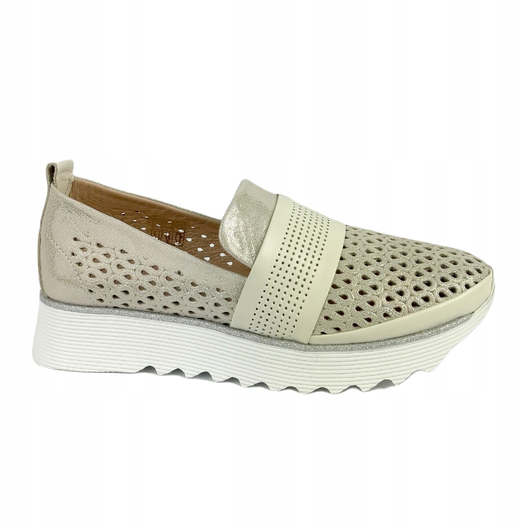 Dámské polobotky Boccato 125.108.94-65 Béžová 39, Béžová