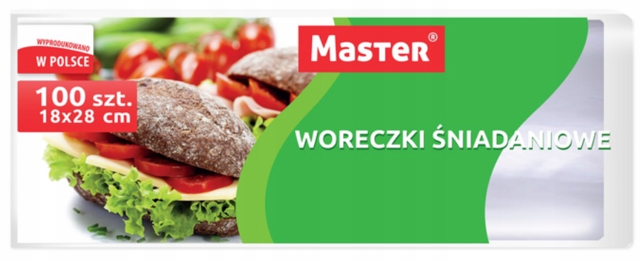 

Master S008 Woreczki Śniadaniowe 18X28CM Hdpe