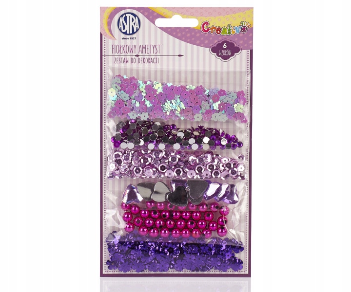 

Zestaw Do Dekoracji Astra Fiołkowy Ametyst