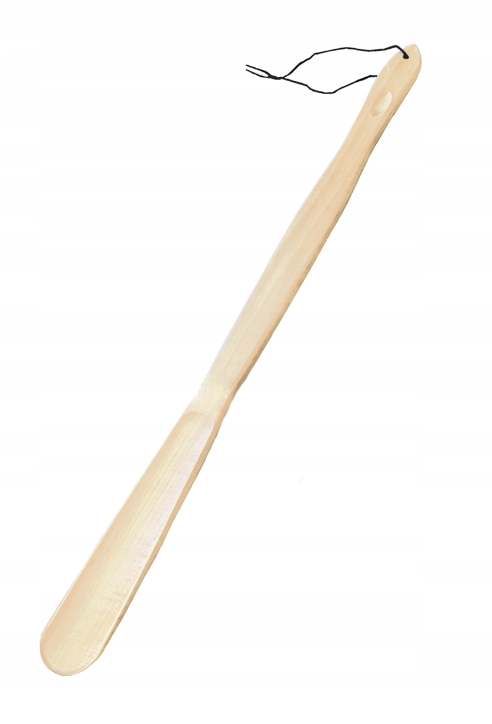 

długa łyżka do butów 73 cm drewniana trwała