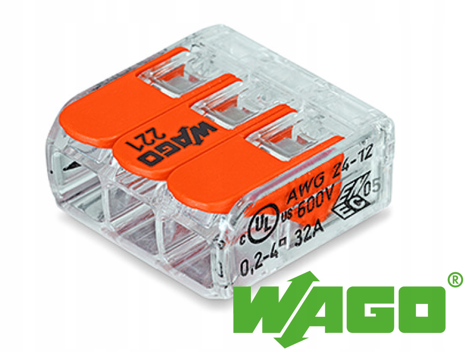 

Wago Szybkozłączka uniwersalna oryginalna 3x4 6szt