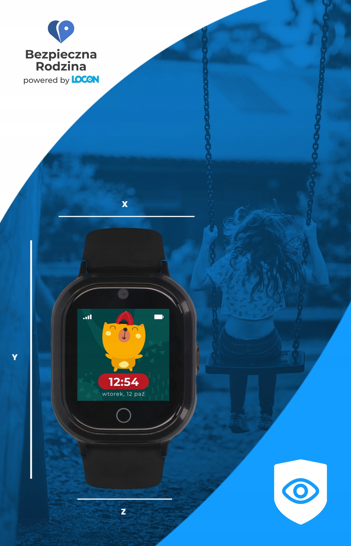 SMARTWATCH DLA CHŁOPCA GPS APLIKACJA PL WIFI Komunikacja Wi-Fi