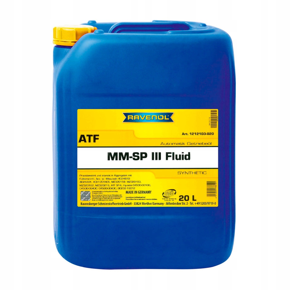 RAVENOL ATF MM SP-III FLUID 20L