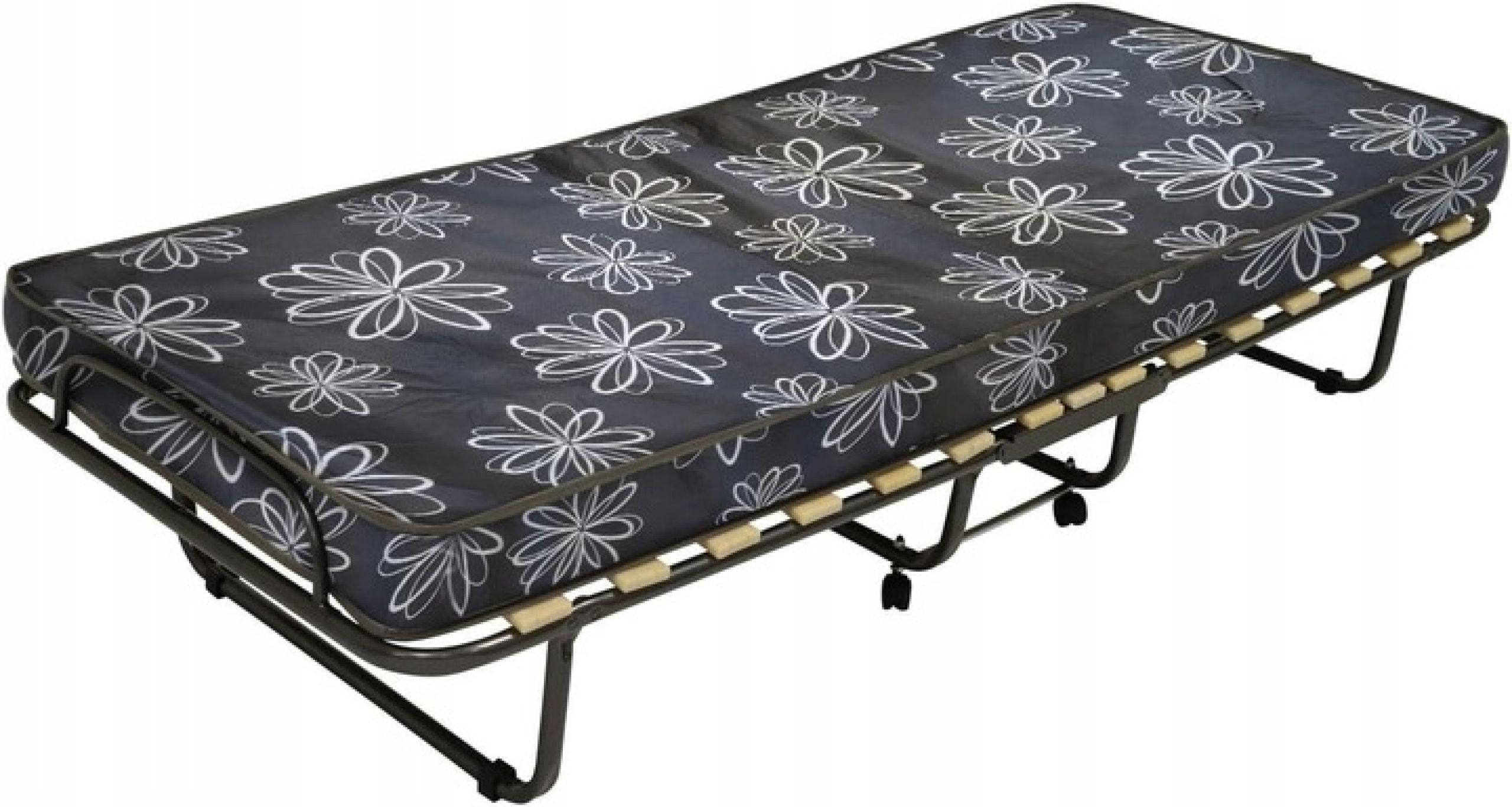 Mobilne Łóżko gościnne polowe turystyczne składane z materacem 80x190 cm