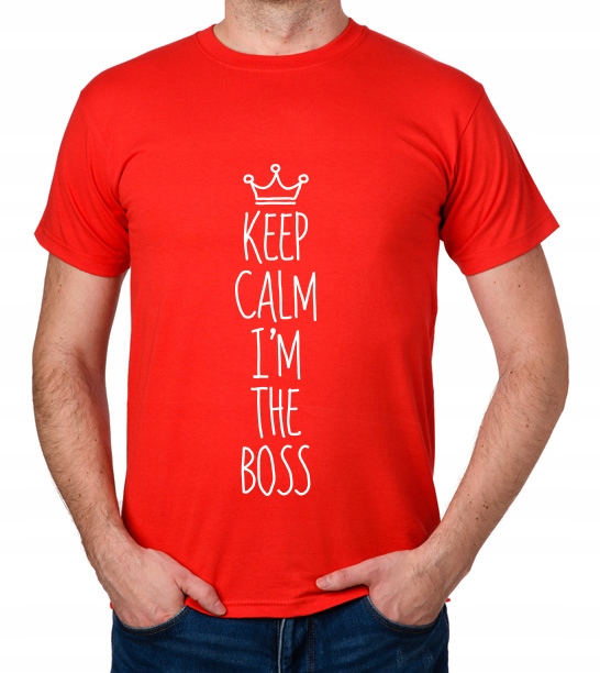 

koszulka Keep Calm I'M The Boss prezent