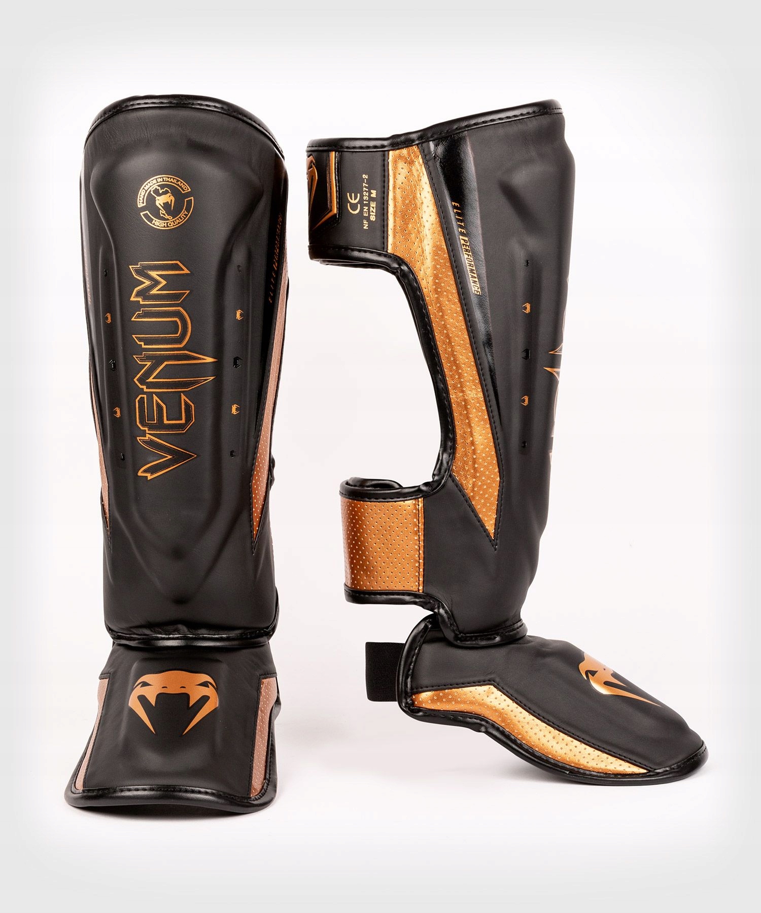 Venum Ochraniacze Piszczeli Elite Evo Black/Bronze XL