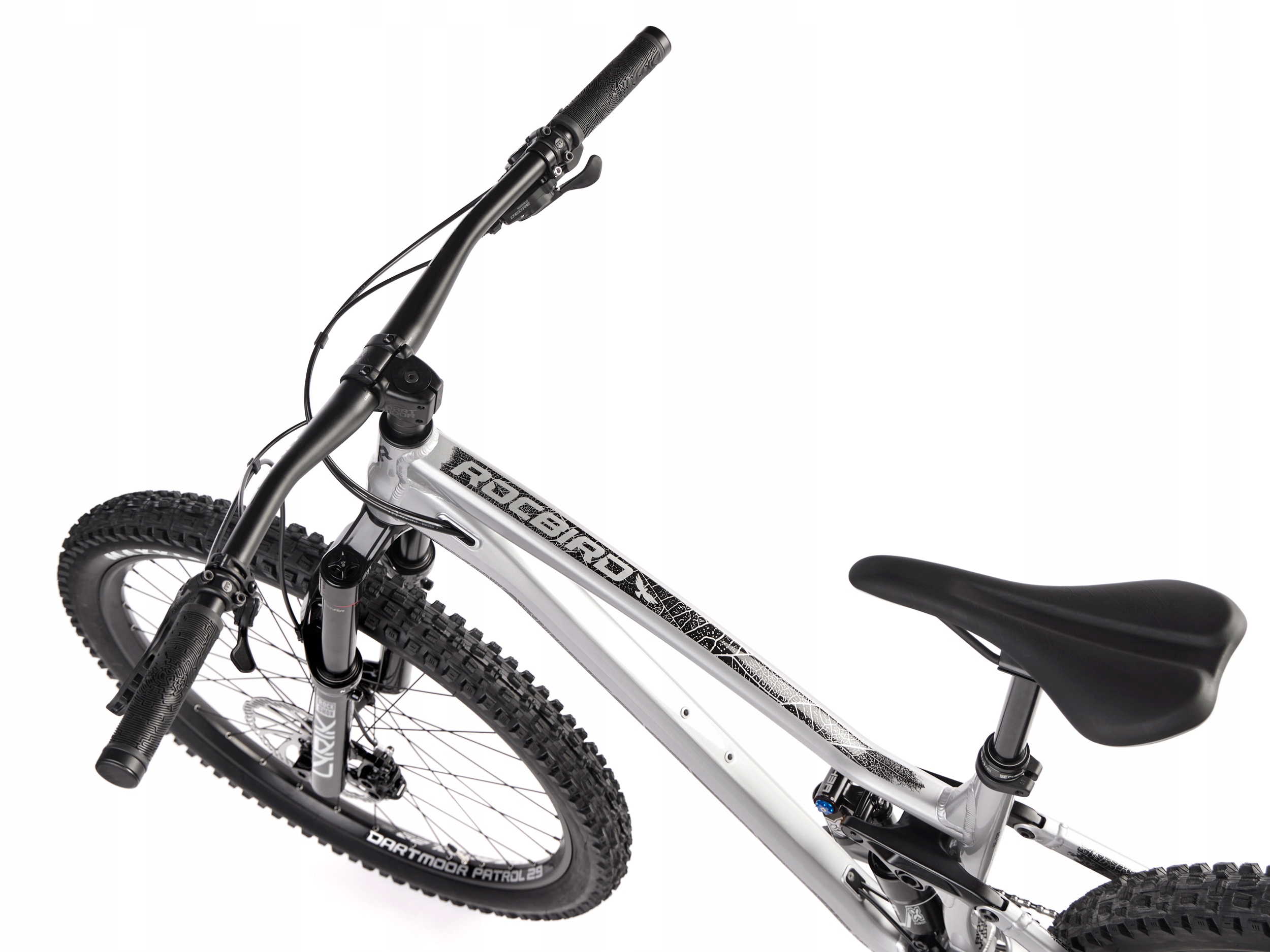 Rower Rocbird Enduro Evo przód 29"/tył 27.5" Metallic Silver M +eBon 250 zł Marka Dartmoor