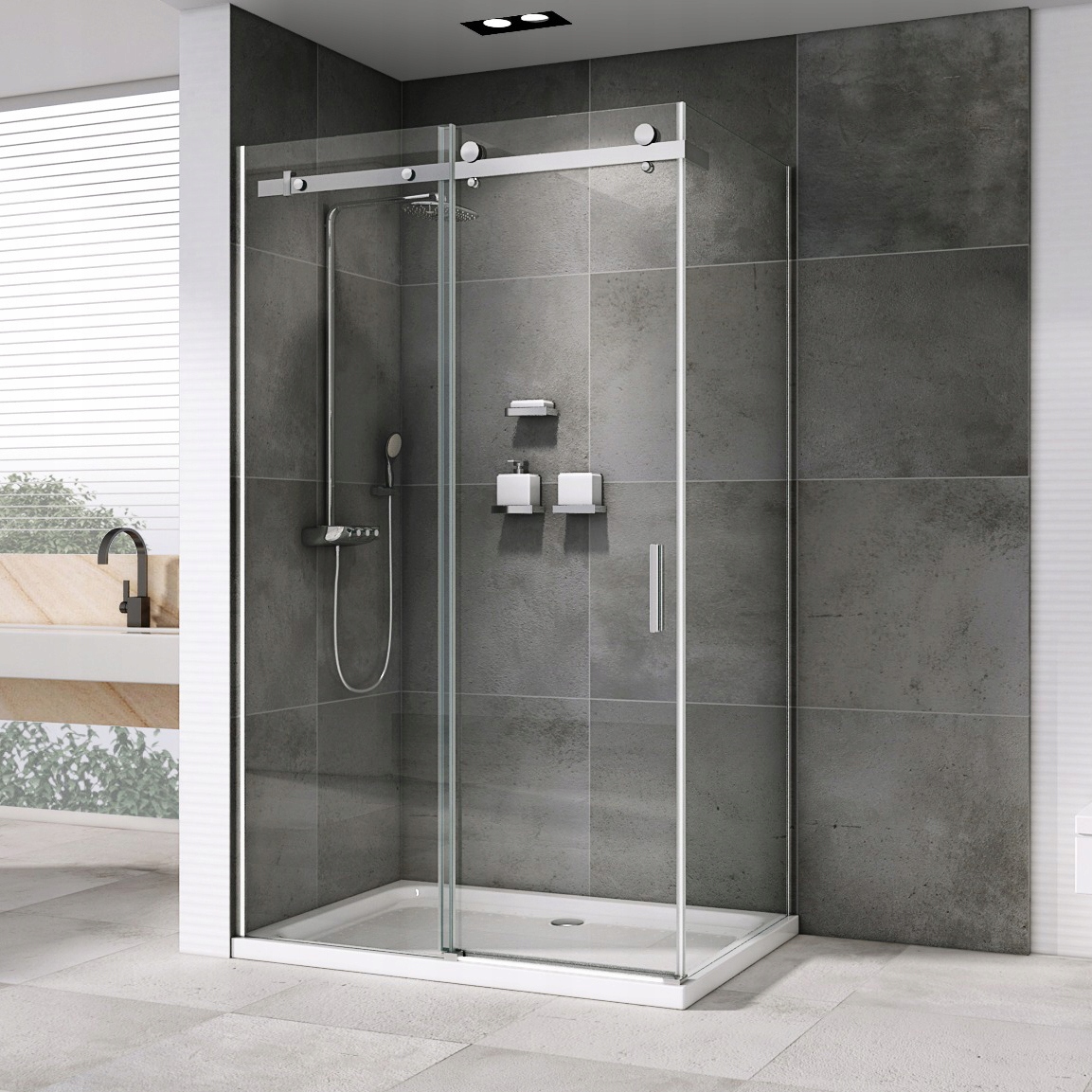 KABINA PRYSZNICOWA PRZESUWNA DS1000 LEYDEN 130x75 EAN (GTIN) 5907769842764