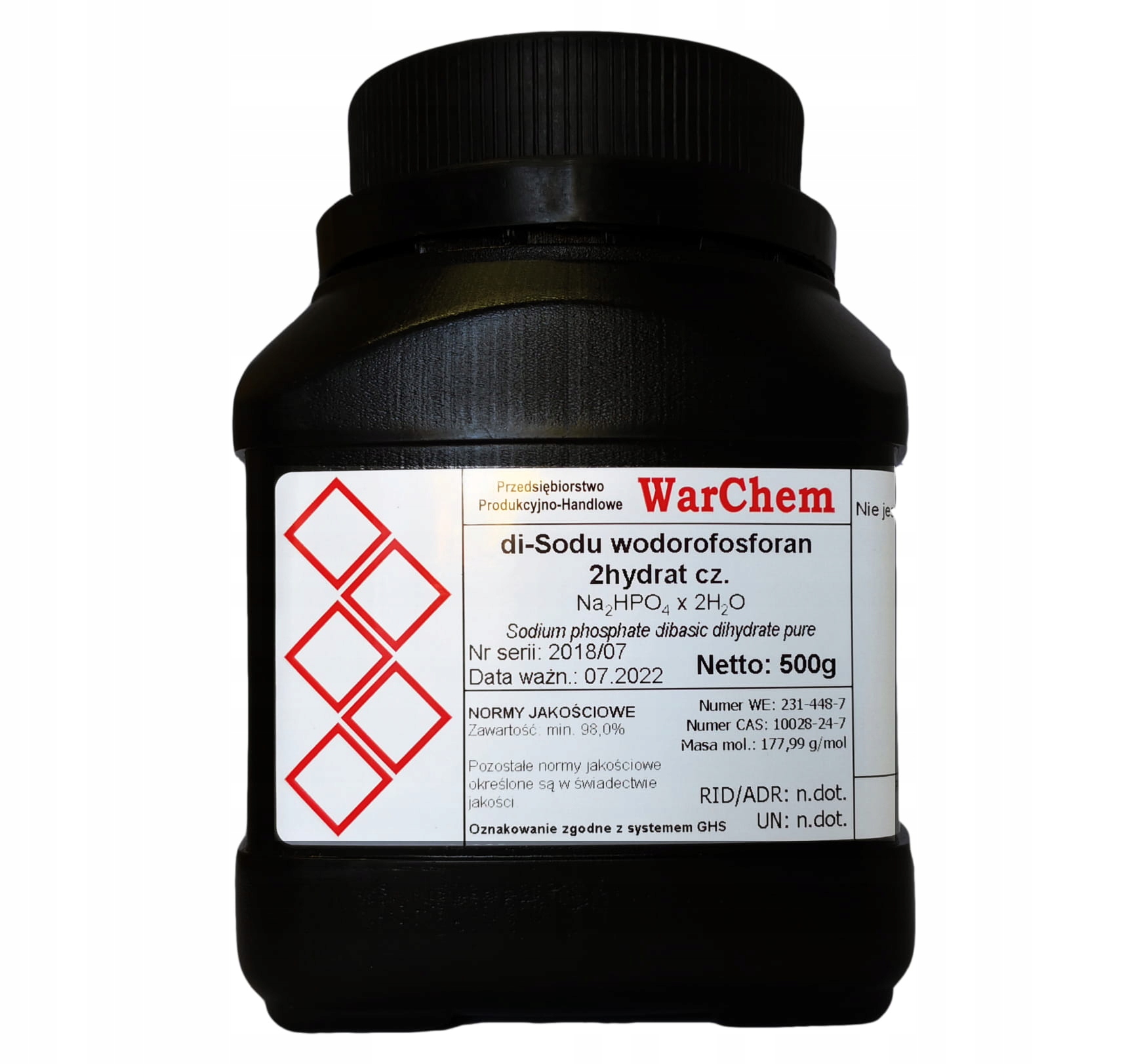 

Fosforan Sodu Ii-zas. 2hydrat 500g [55256]