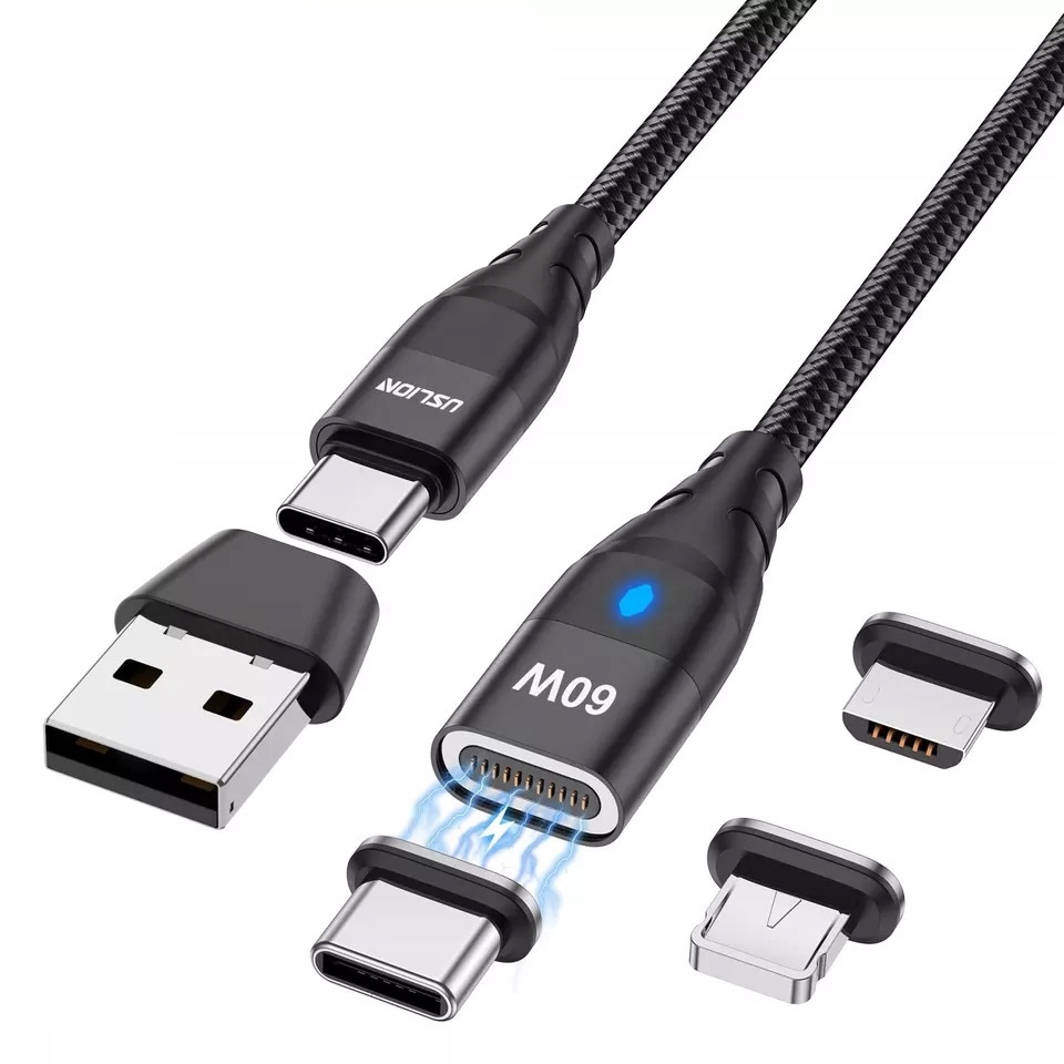 

Kabel Magnetyczny 2M Szybkie Ładowanie 3A Usb C Pd