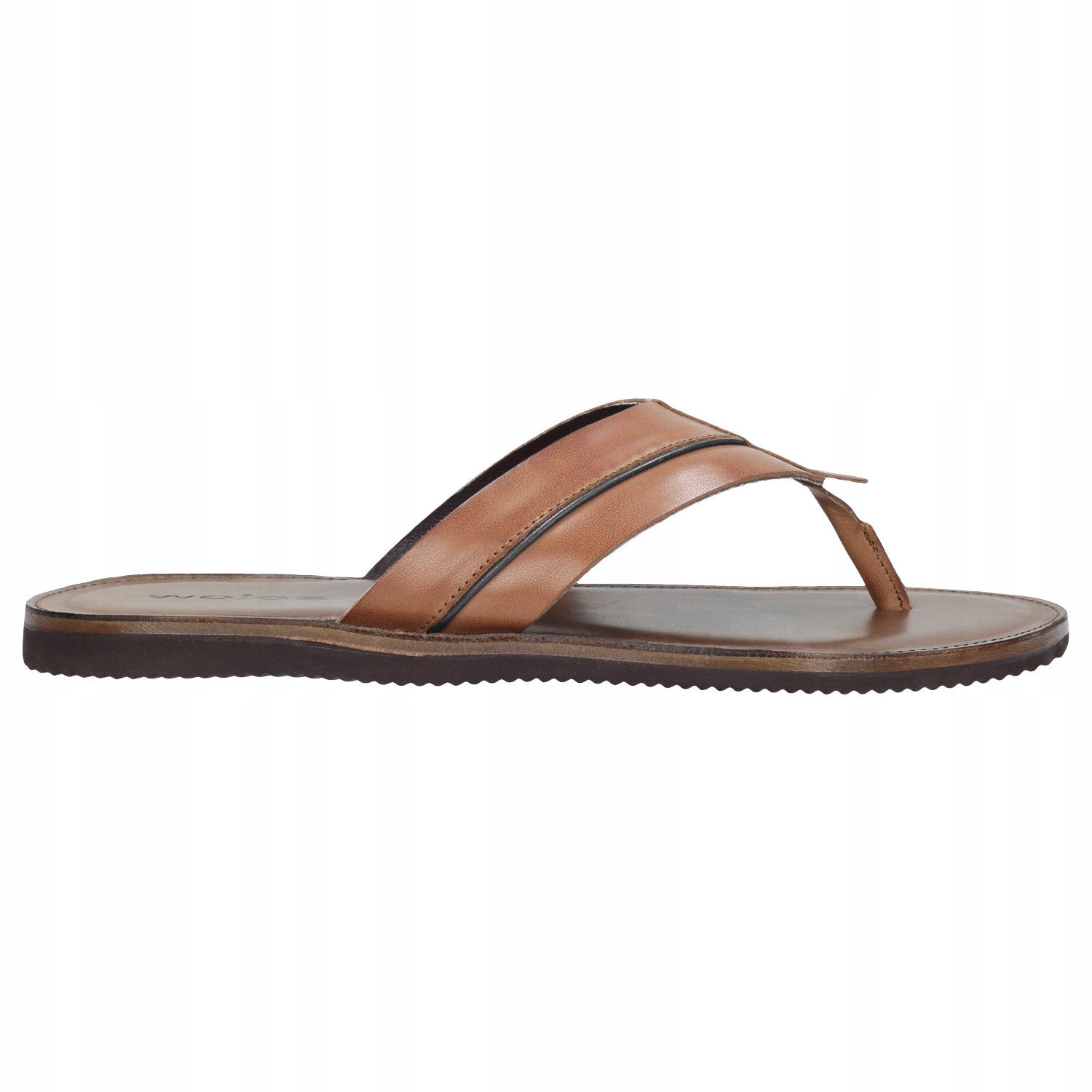 

Buty Wojas klapki męskie skórzane brązowe r. 43