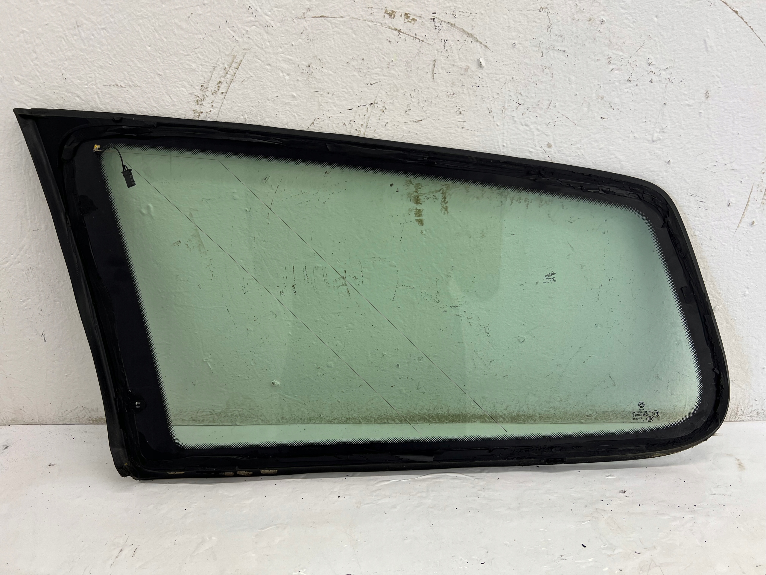 VW PASSAT B7 KOMBI window bodywork rear CHROM right 2010R