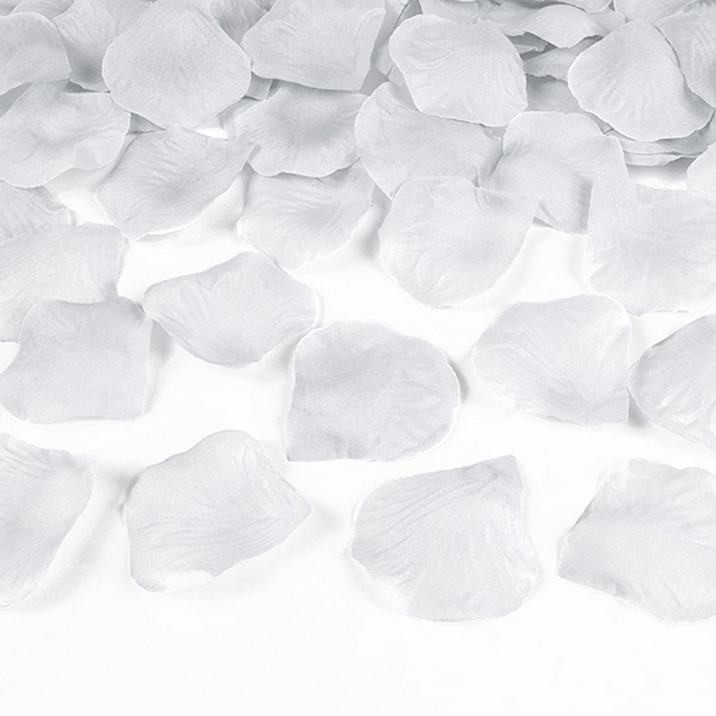 PŁATKI róż dekoracyjne 100szt SREBRNE ślub