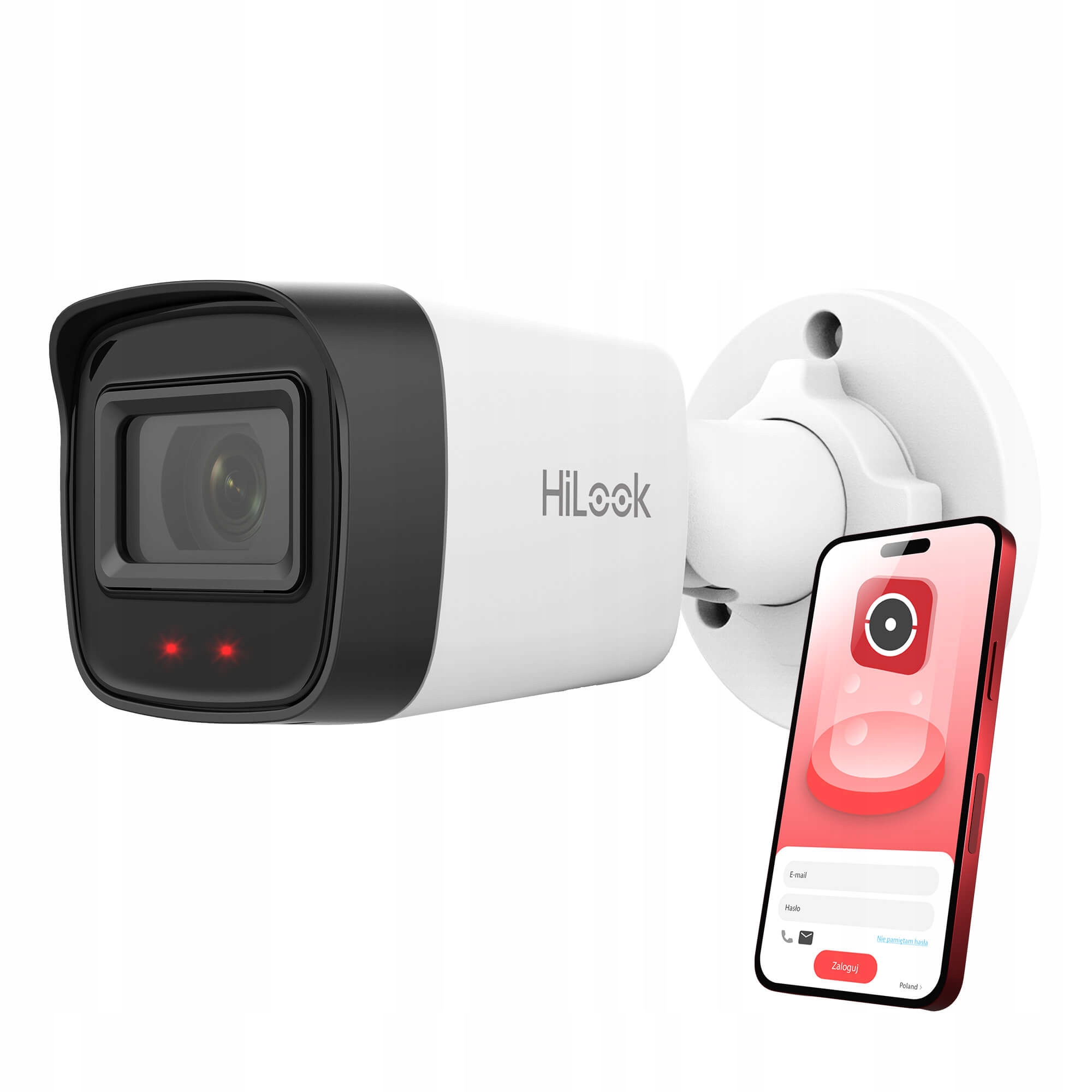Ip kamera IPCAM-B4-P 2K+ 4Mpx Ir 20M HiLook Hikvision
