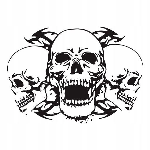 Naklejki na maskę samochodu - czarny