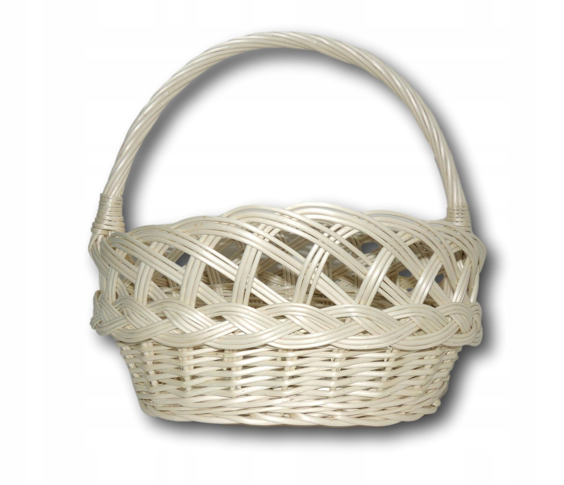 KOSZYCZEK WIELKANOCNY wiklinowy na święconkę Kosz WIELKANOC Prezentowy