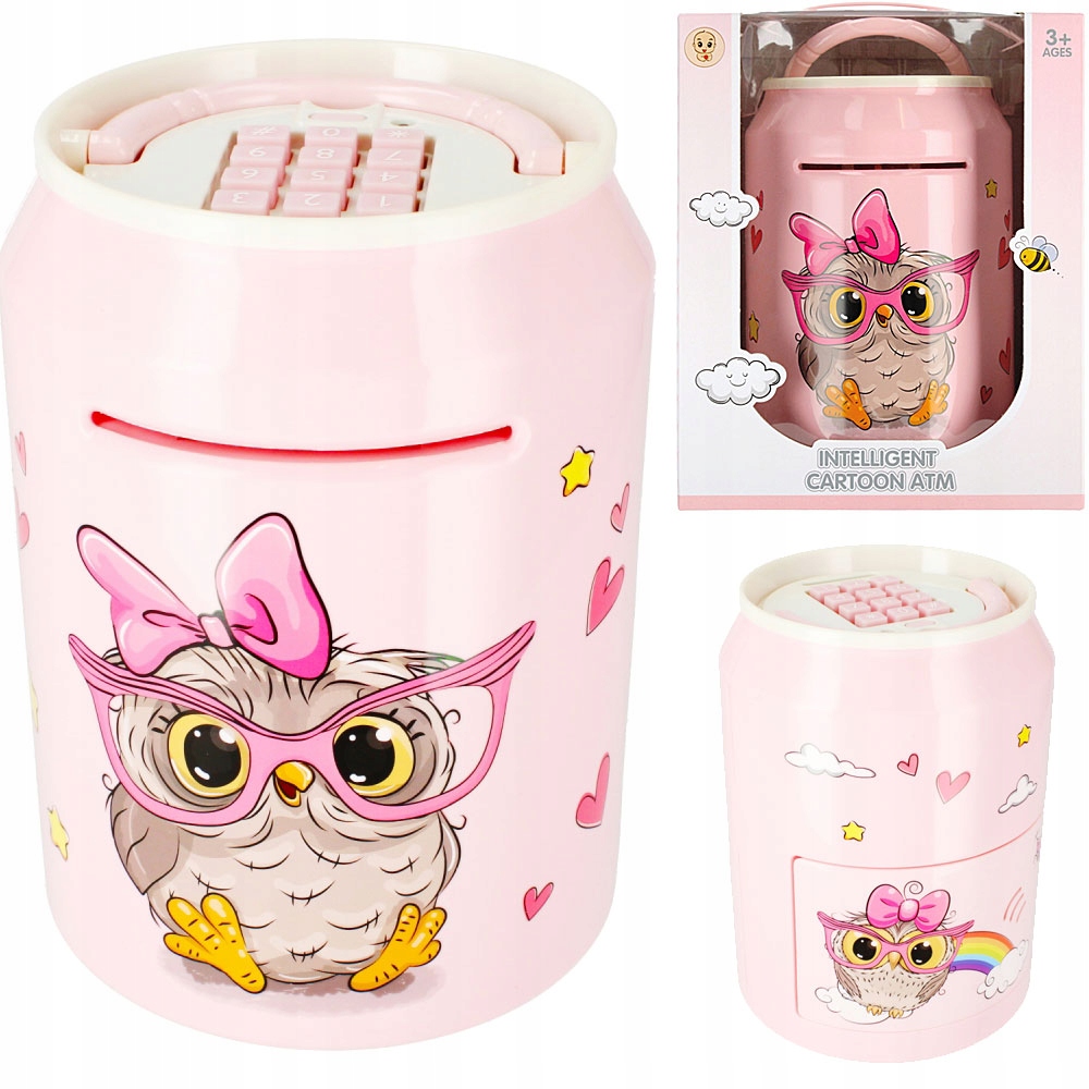 БОЛЬШАЯ ИНТЕРАКТИВНАЯ КОПИЛКА СЕЙФ СОВА PIN