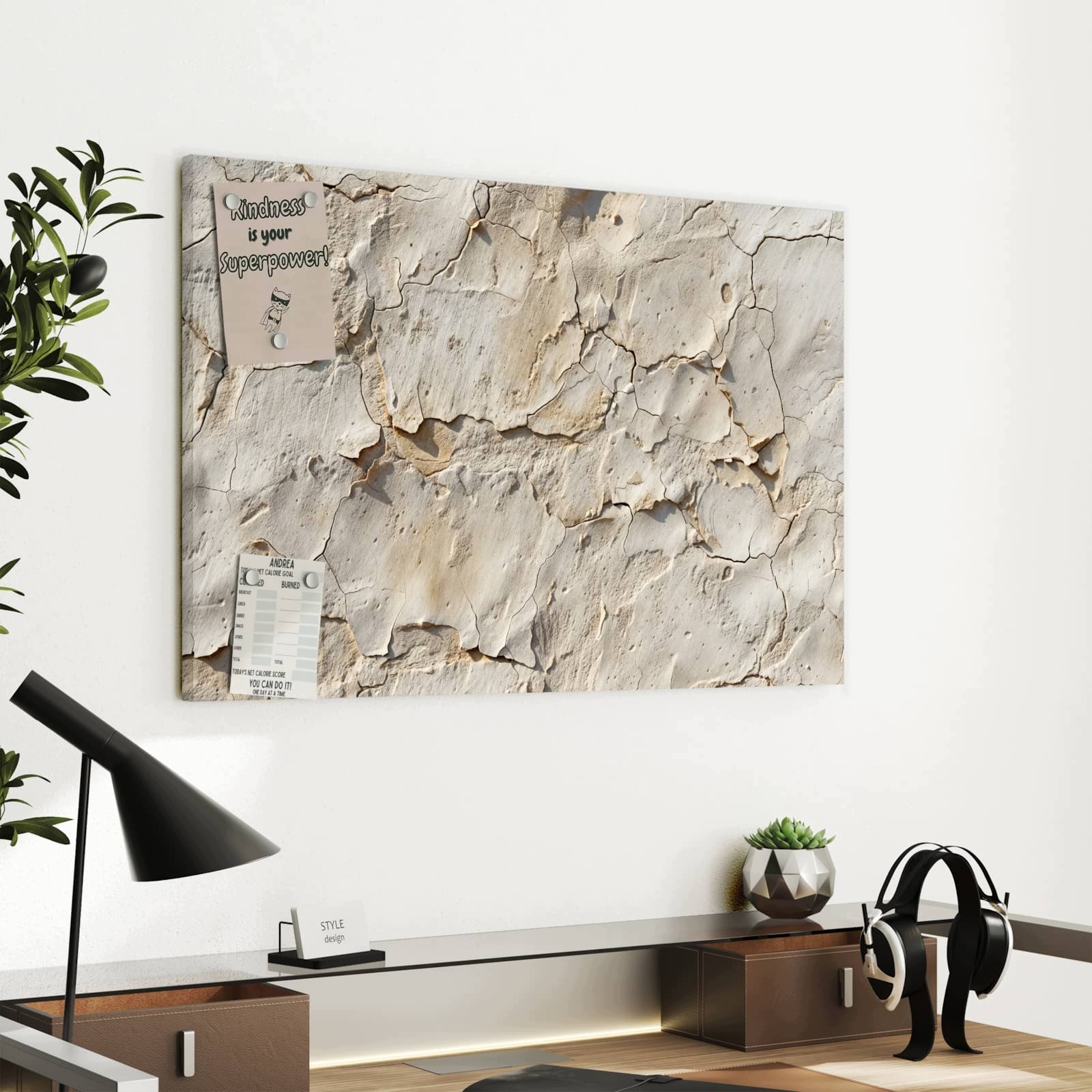 Magnetická tabule Odpryskujouce Barva 60 × 40 cm