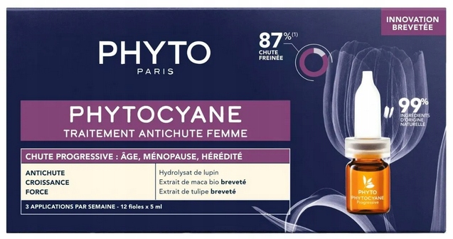Phyto Phytocyane Postępujące wypadanie włosów 12x5