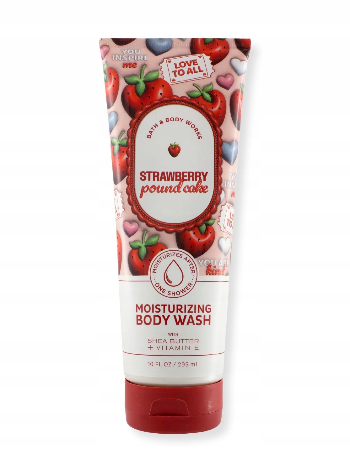 Bath&Body Works Krémový Sprchový gel Strawberry Pound Cake 295 ml