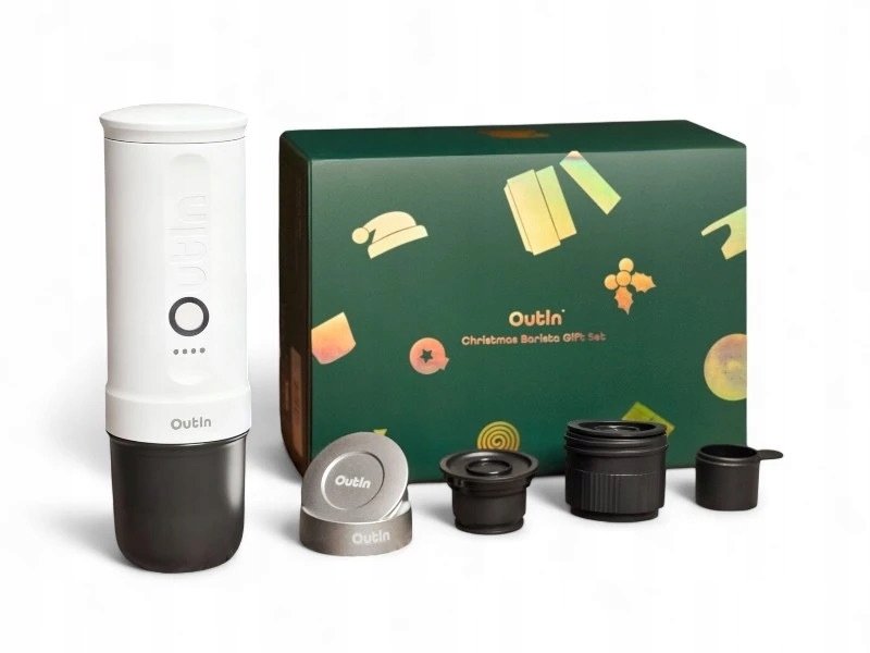 Outin Nano Xmas pack, Espresso Machine Bundle with Basket Plus, model