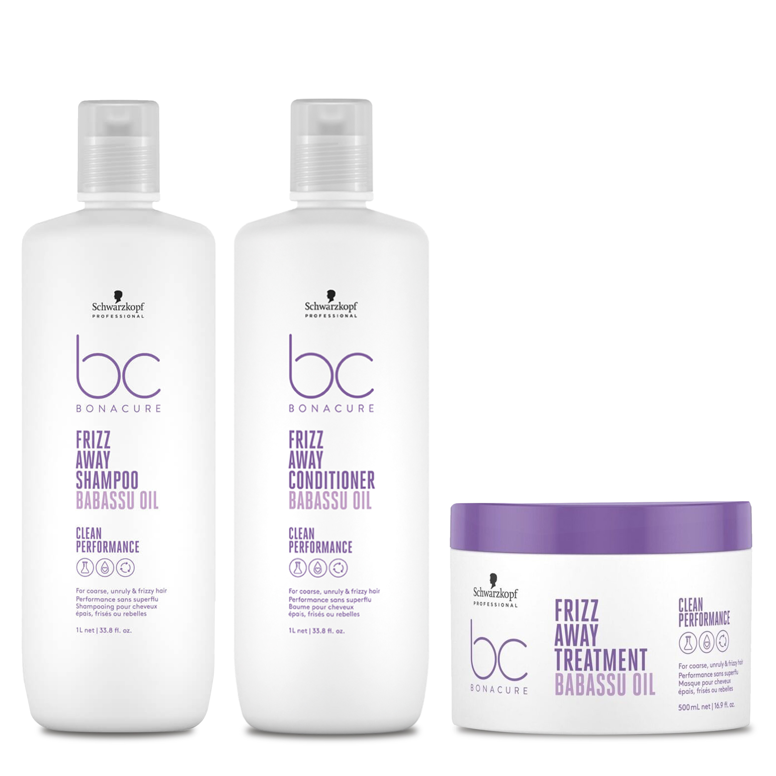 Bonacure Frizz Away szampon odżywka maska