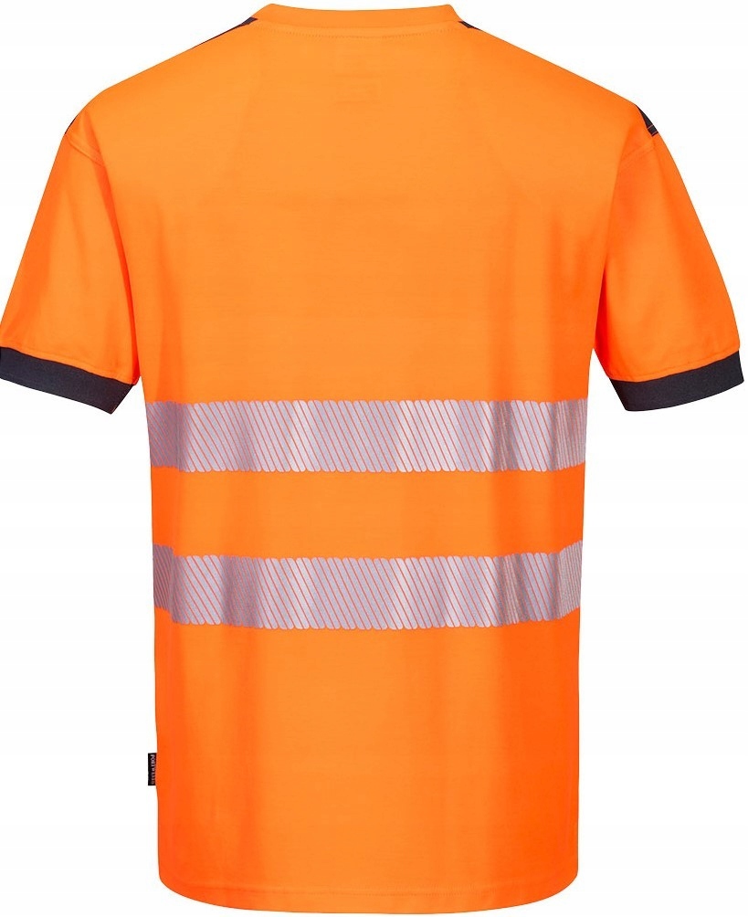 KOSZULKA ROBOCZA OSTRZEGAWCZA T181 PORTWEST XL Cechy dodatkowe odblaski ostrzegawcza