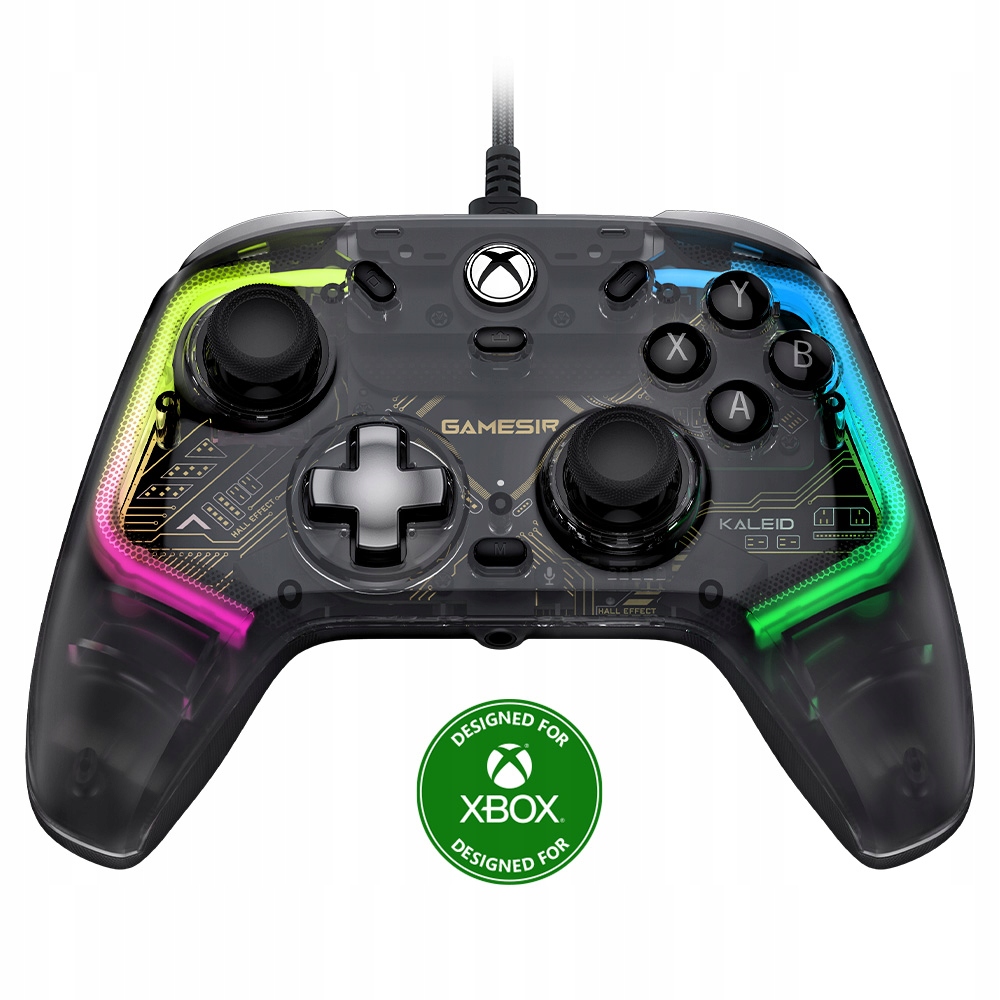 Kontroler Pad przewodowy GameSir K1 Kaleid GamePad Led do Xbox Pc Steam