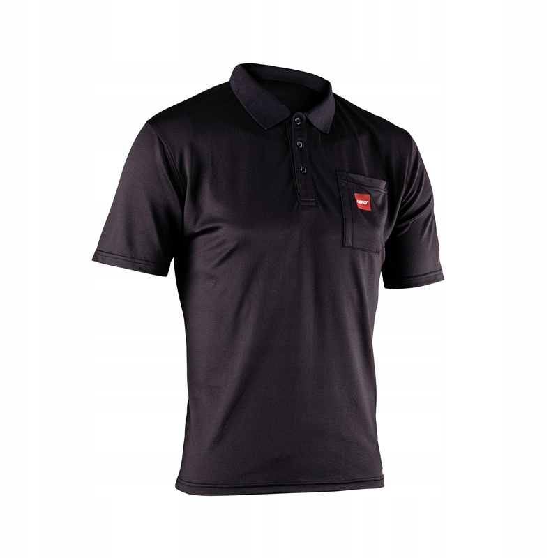Tričko Leatt Polo Team Black XL