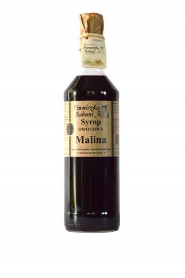 Syrop malinowy Piwniczka Babuni 1000 ml 6x zgrzewka
