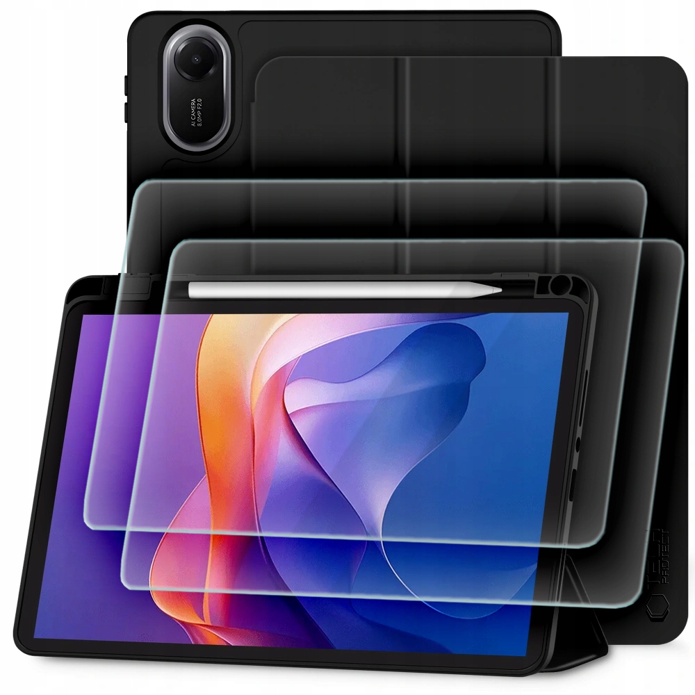 Składane Etui Na Rysik Podstawka Do Xiaomi Redmi Pad 2 11 2-PAK Szkło