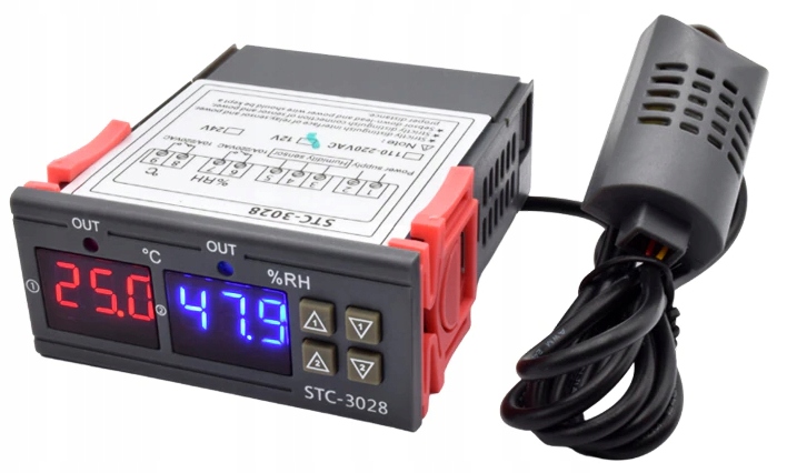 

Regulator Temperatury Wilgotności Termostat 230V