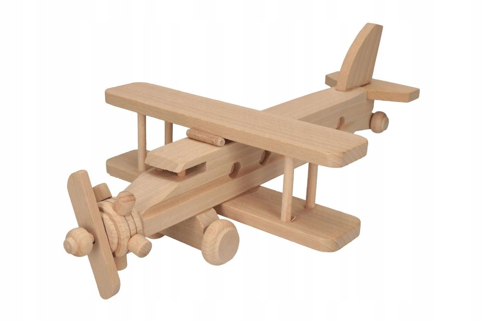 

Drewniana Zabawka Samolot Szybowiec Decoupage