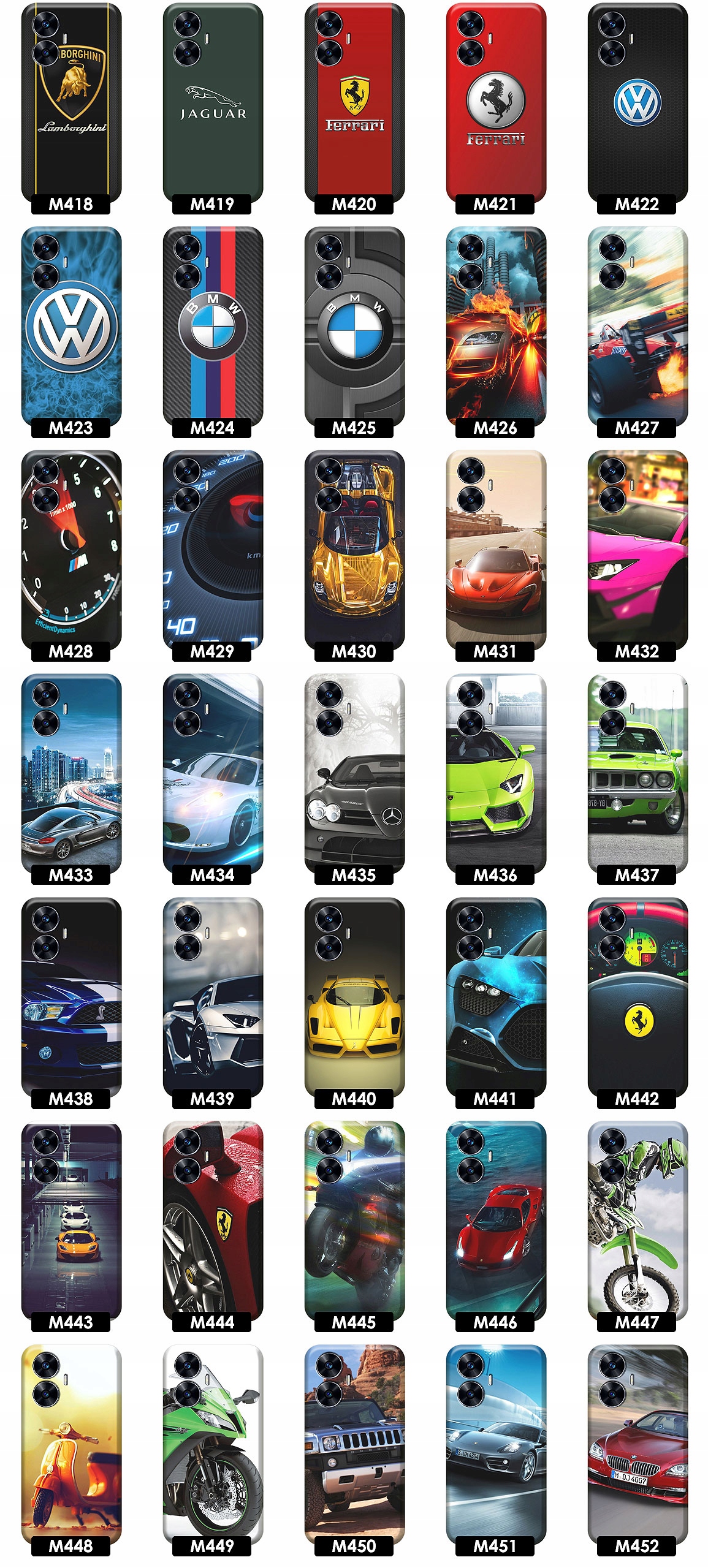 ETUI PREMIUM MARKOWE DO REALME C55 SUPER WZORY BESTSELLER Materiał inny