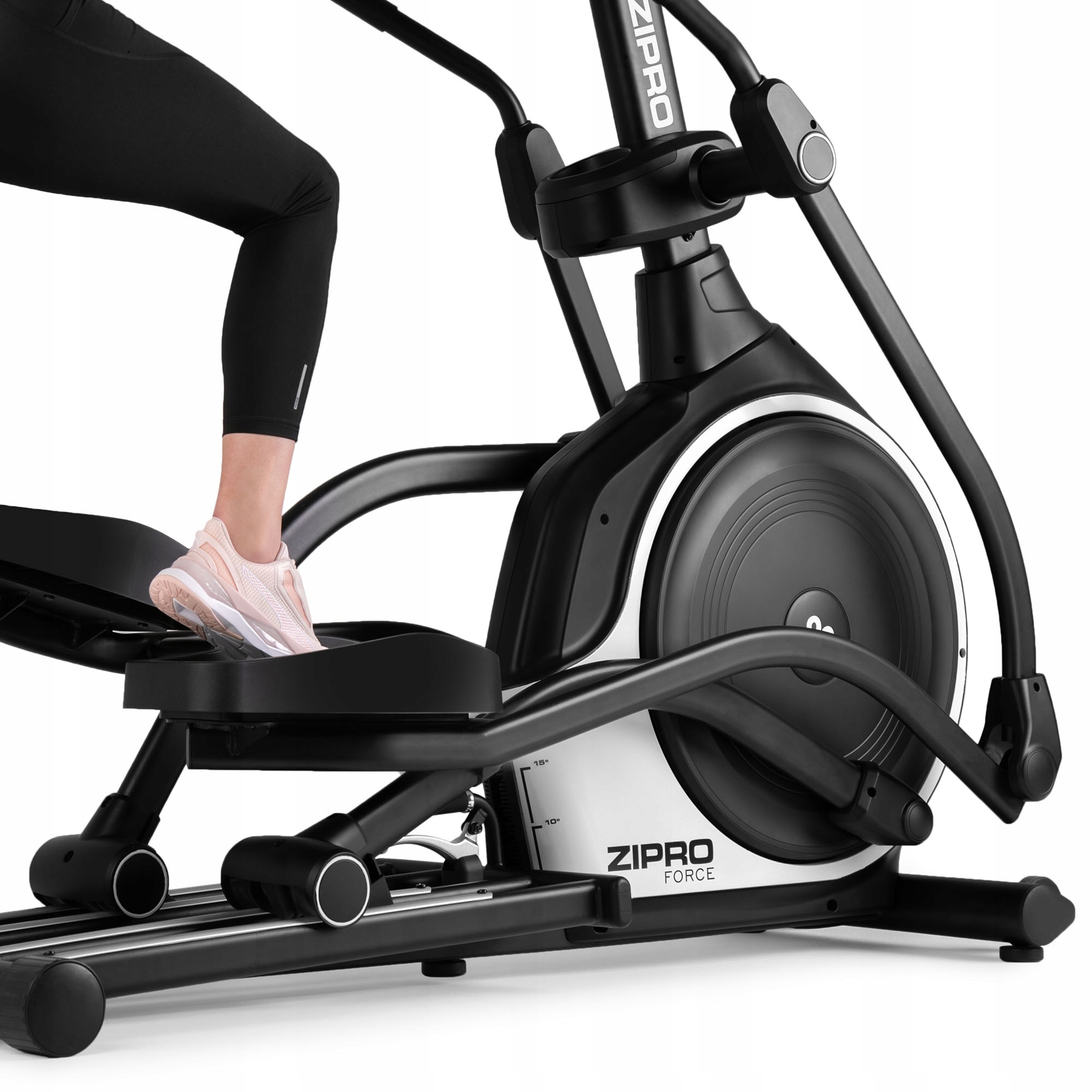 Orbi-Trek Trenażer Eliptyczny do 150kg z Regulacją KROKU KĄTA Zipro x JJ Szerokość produktu po rozłożeniu 64 cm