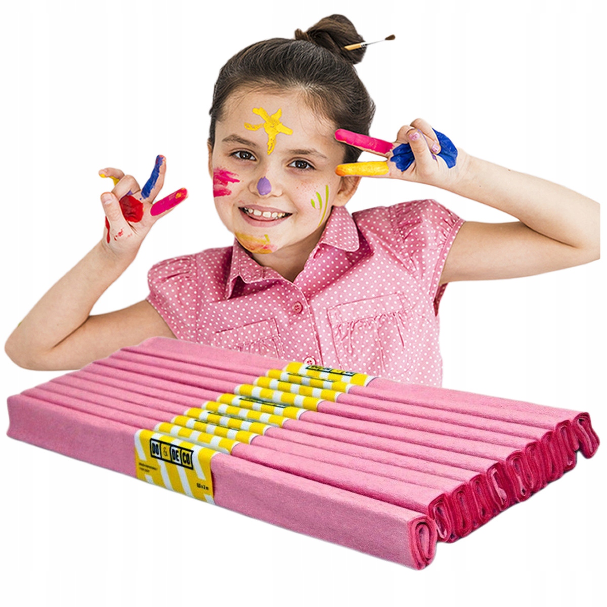 KREPINA BIBUŁA RÓŻOWA Z POŁYSKIEM DOBRA JAKOŚĆ Kod producenta BŁYSZCZĄCA RÓŻOWA BIBUŁA DO&DECO