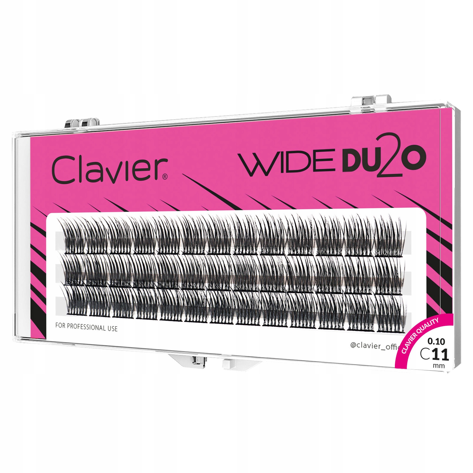 

Kępki Rzęs Clavier Wide Du2o mini paski 11mm