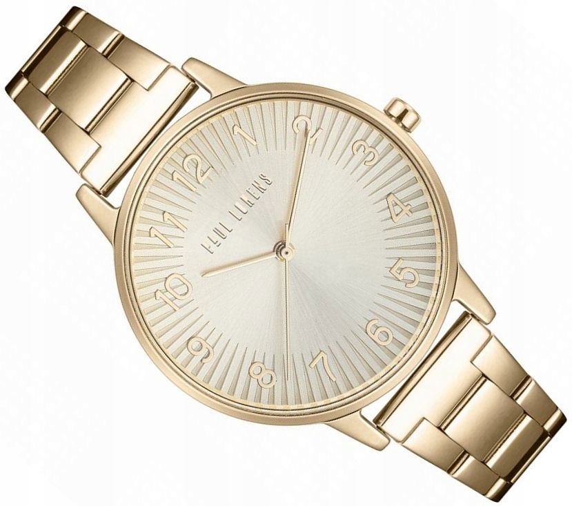 Zlaté Dámské Hodinky Paul Lorens PL11715B3-4D1 Módní Elegantní Číslice 37 mm