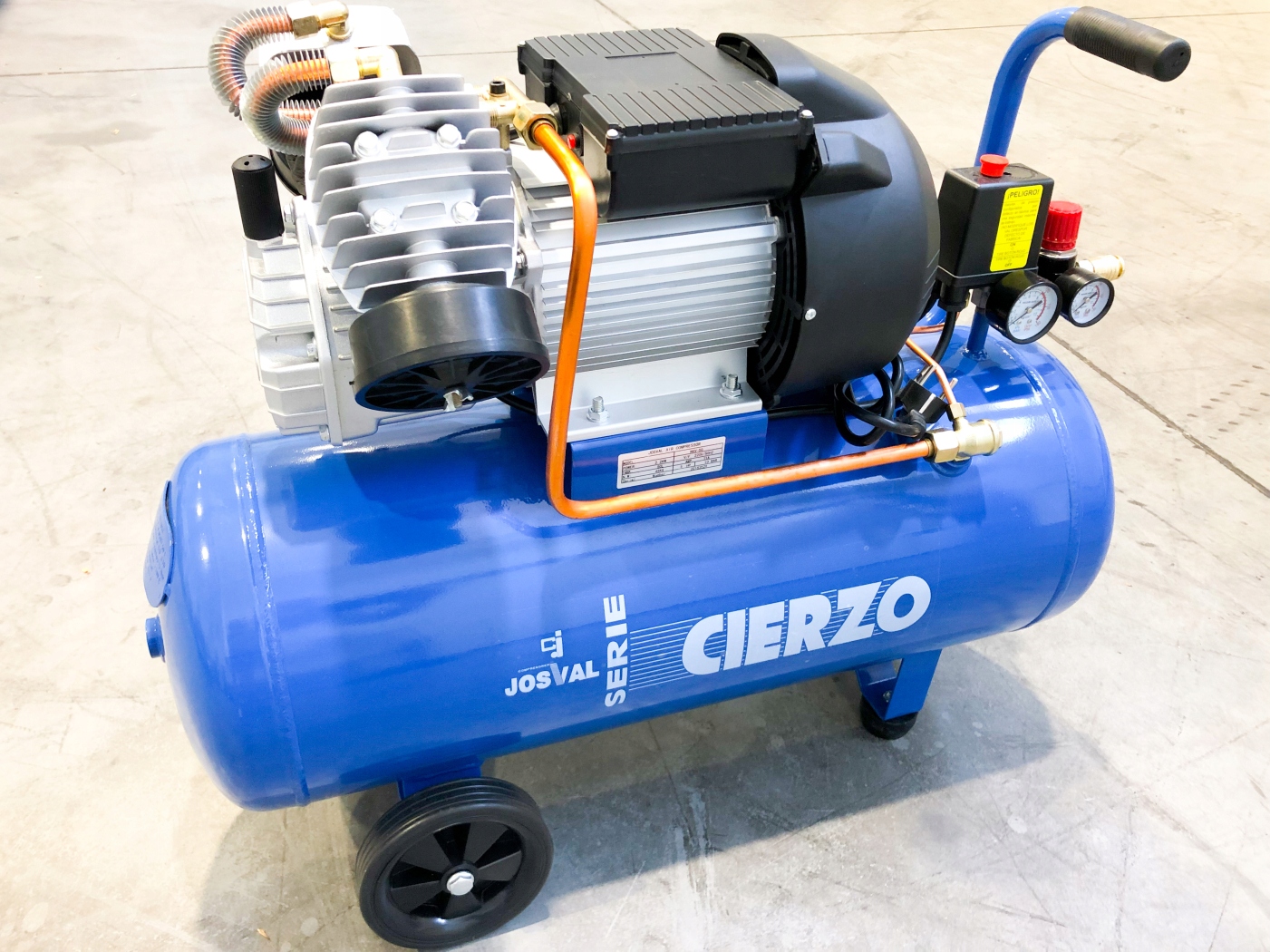 KOMPRESOR TŁOKOWY SPRĘŻARKA 50L 2 CYL. V JOSVAL Kod producenta 5093058