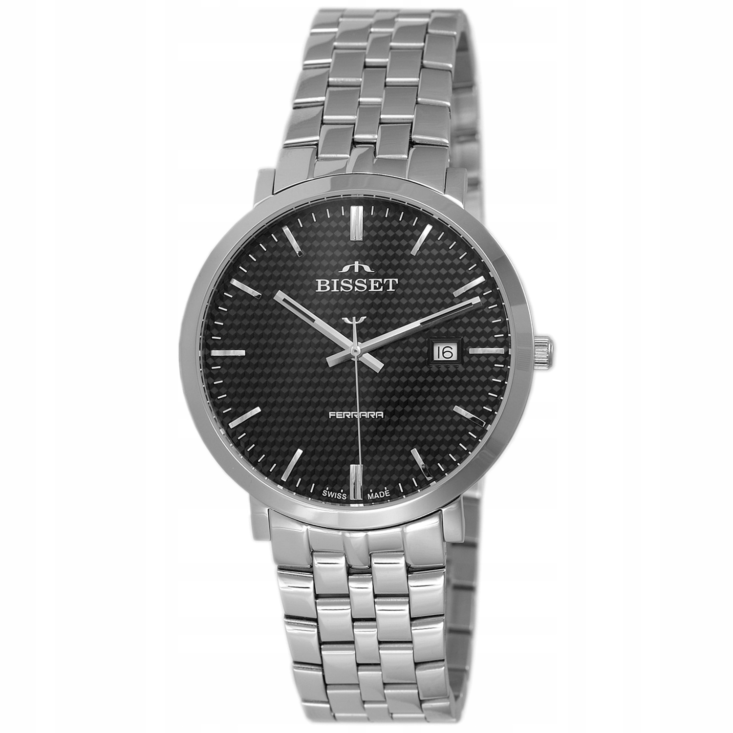 Pánské Hodinky Bisset BSDE86SIBX05BX stříbrné