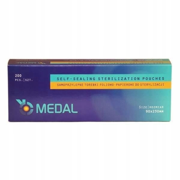 

Torebki Do Steryzlizacji Medal 90x230mm 200szt Pl