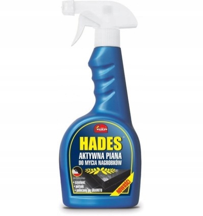 

Hades Aktywna Piana do Mycia Nagrobków 450 g