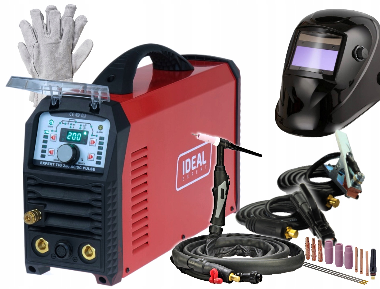 Spawarka EXPERT TIG 220 AC/DC PULSE IDEAL TIG/MMA