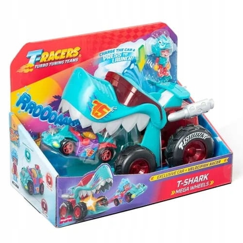 

T-Racers T Shark Wheels Pojazd Figurka Zestaw
