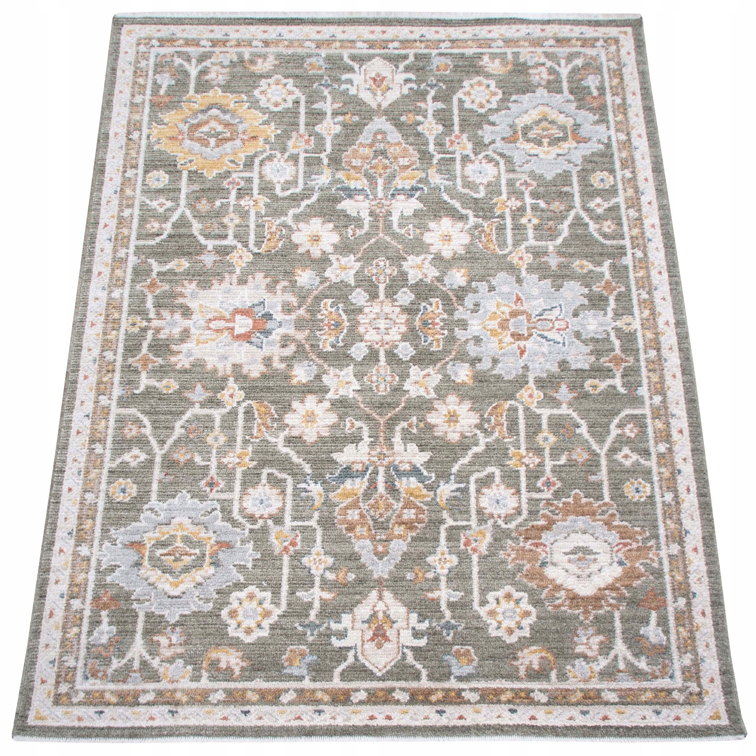 Koberec Klasický 160 X 230 CM Do Obývacího Pokoje Floral Barevný S Třásněmi