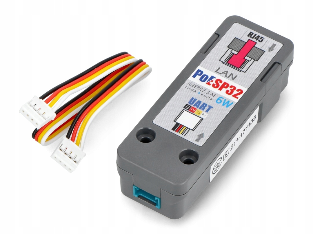 Moduł komunikacyjny Ethernet z portem PoE - ESP32 Kod producenta U138