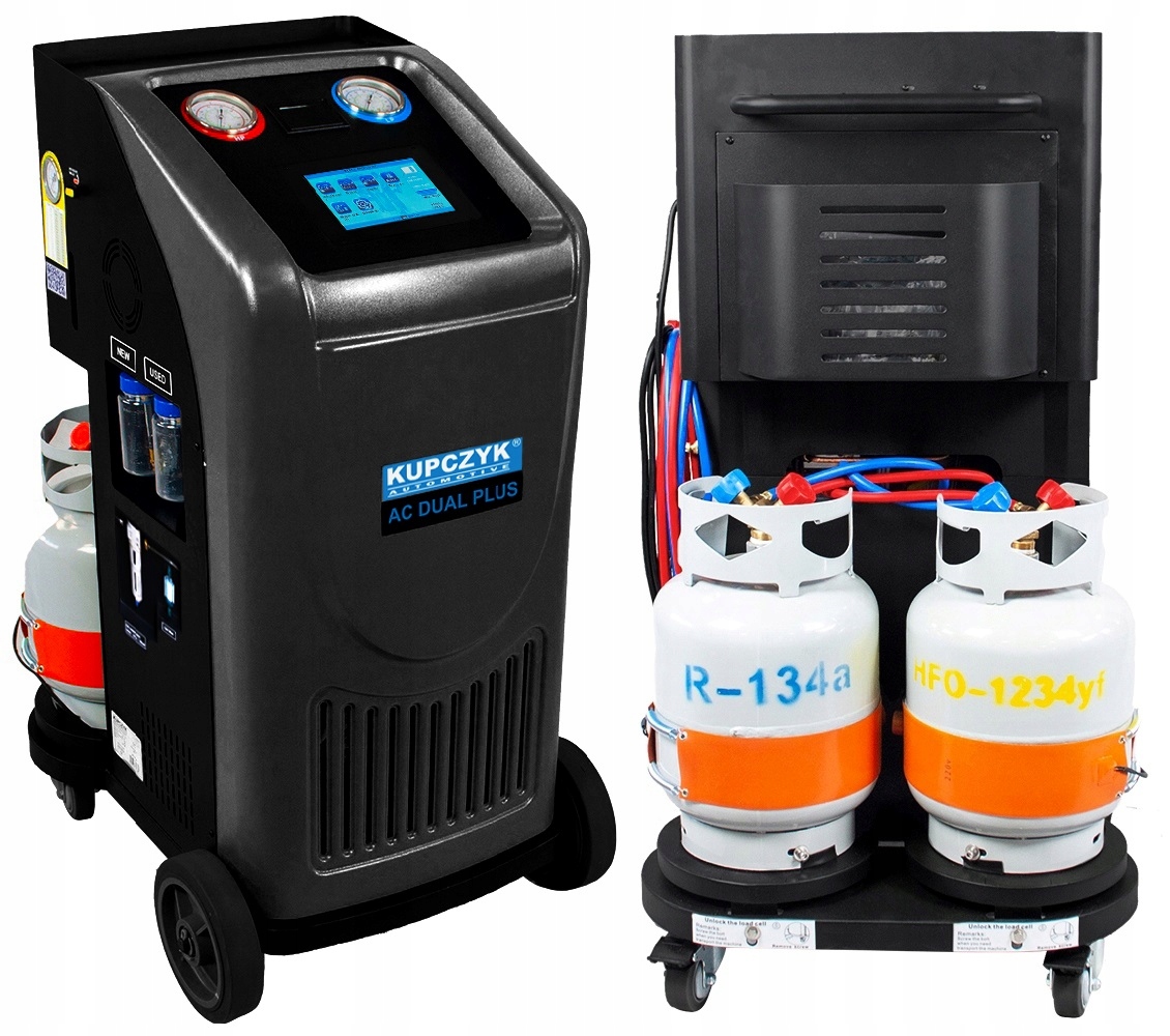 Stacja klimatyzacji AC-DUAL PLUS R134a i R1234yf Kupczyk z identyfikatorem