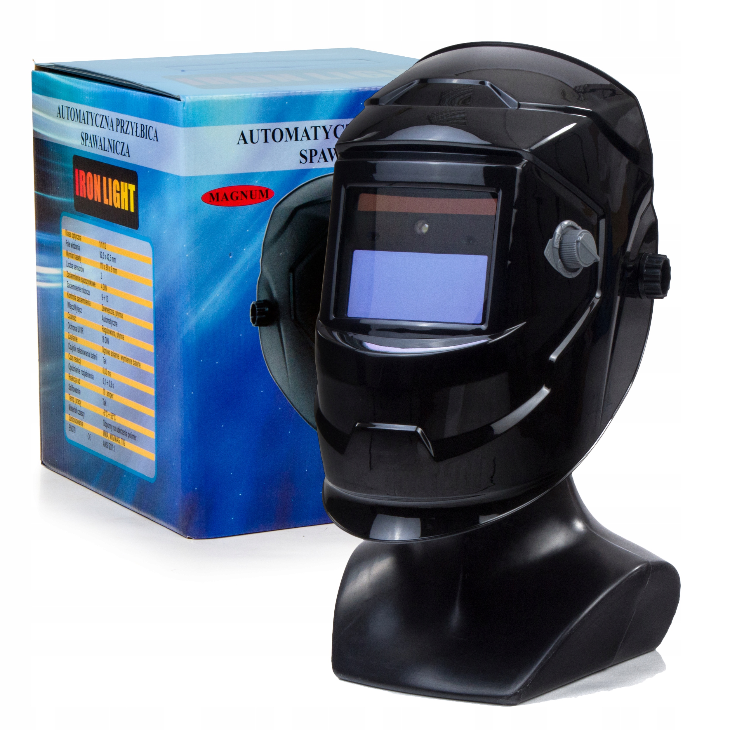 Automatická přilba Iron Light S Led Světlem