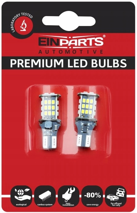 

W16W 2x Led Einparts Żarówki Cofania Wsteczne Smd