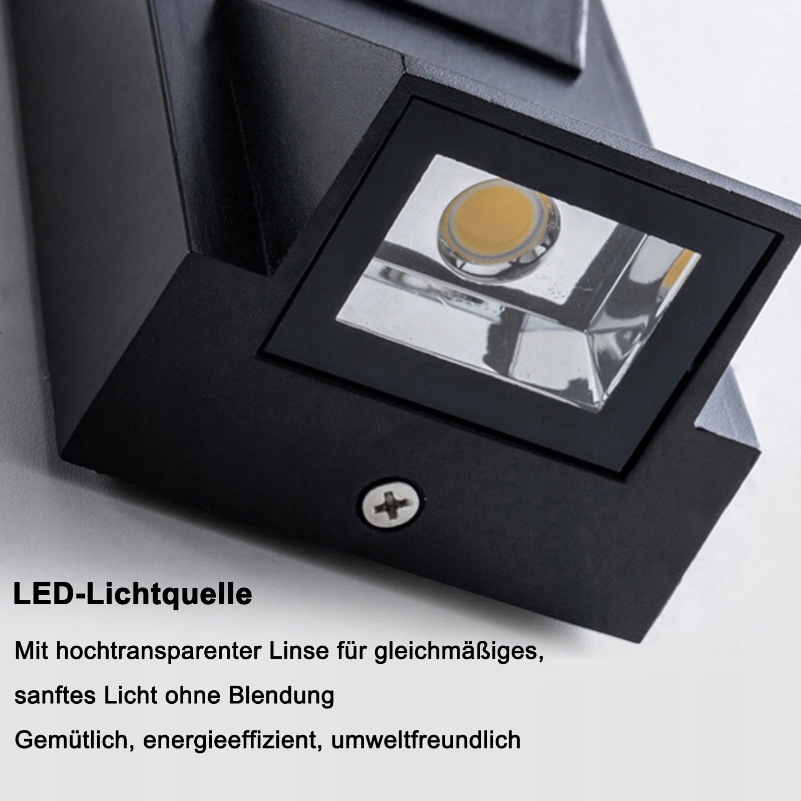 Lampa Ścienna LED Wodoodporna Nowoczesna Do Ogrodu Balkonu IP65 GOUZLOYED — miniatura 6